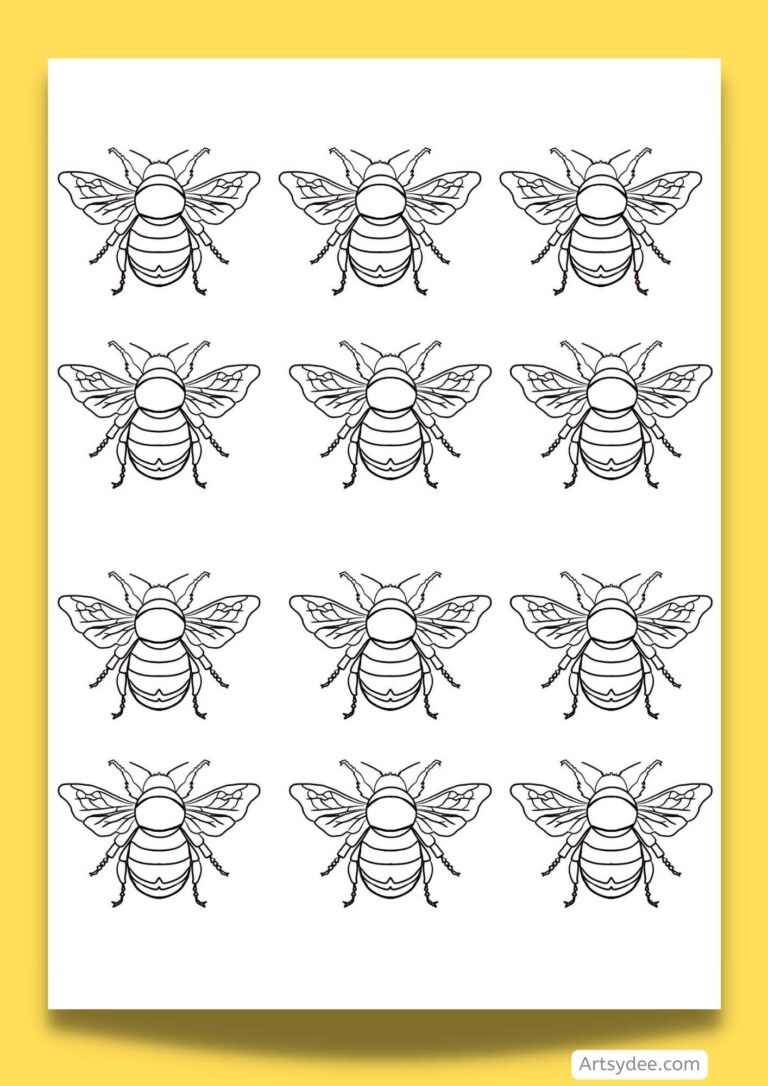 printable bumble bees 3 (2)