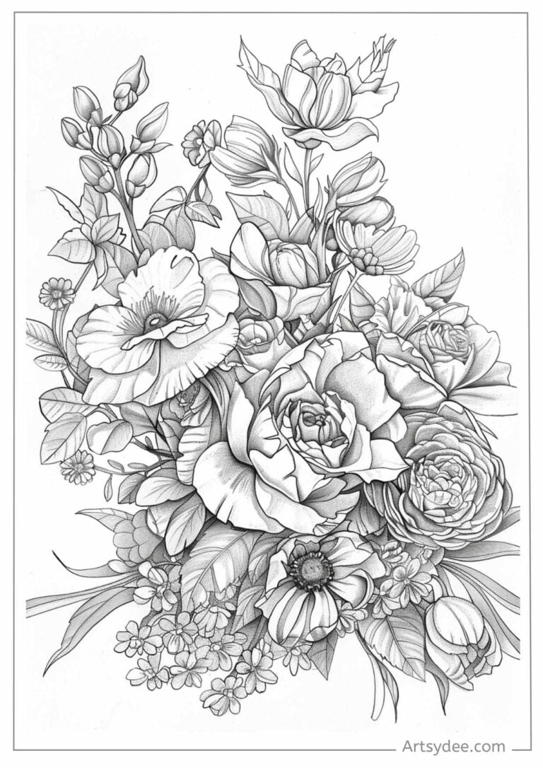 wedding coloring pages