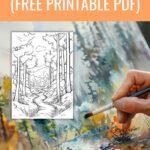 watercolor templates