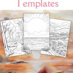 watercolor templates