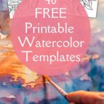 watercolor templates