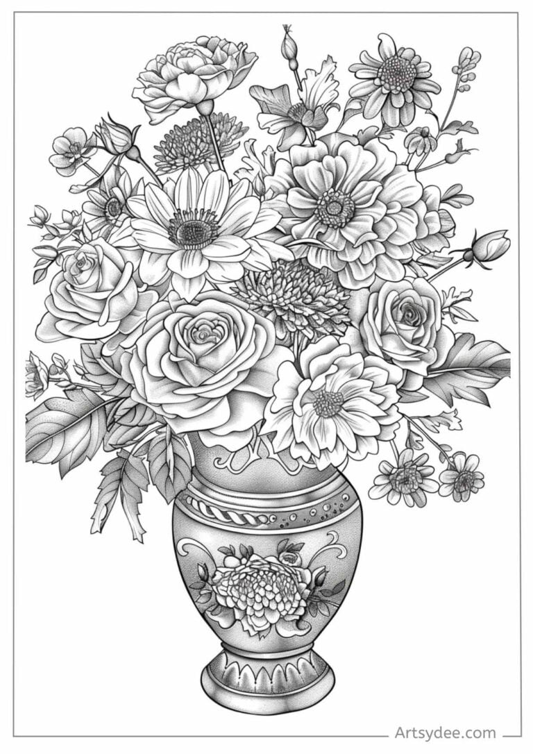 Wedding coloring pages