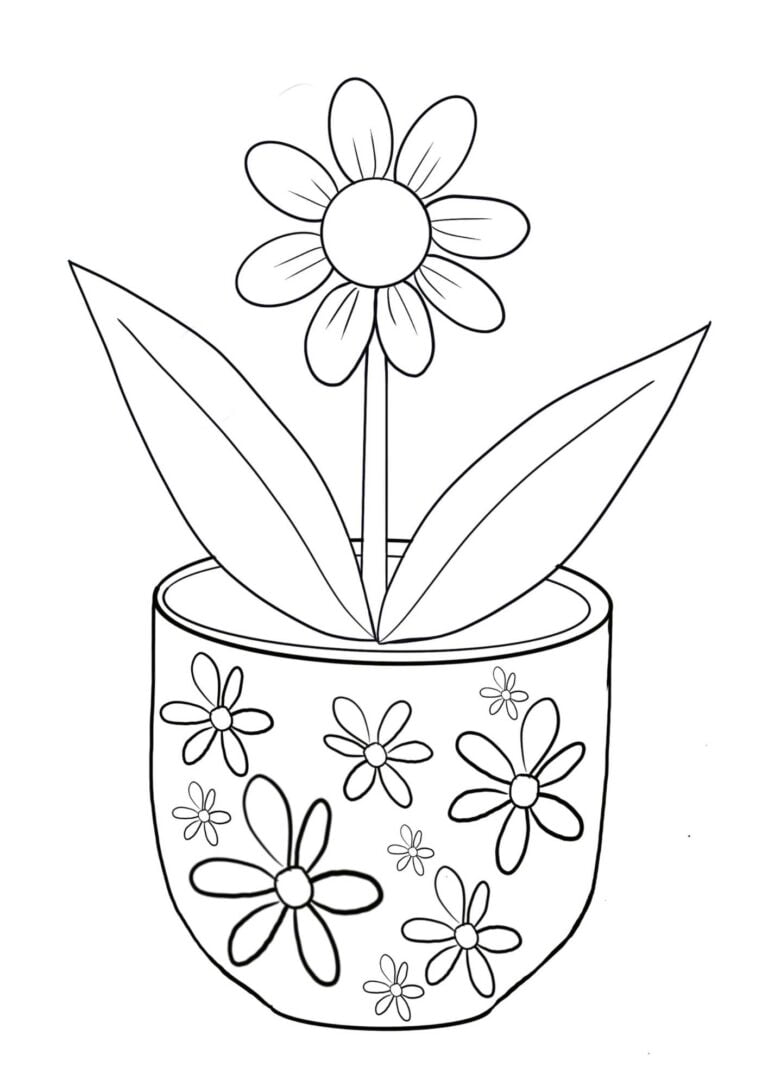 Flower Pot Template (3)