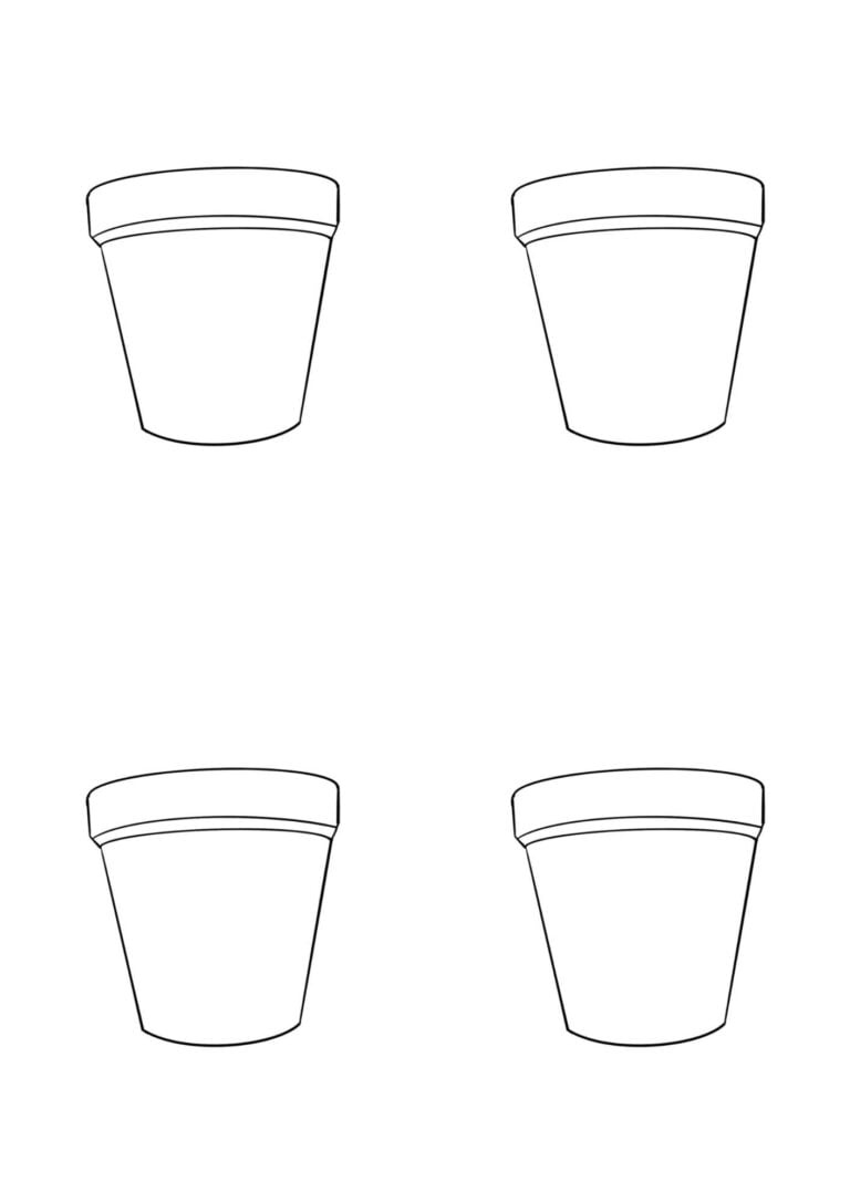 Flower Pot Template (5)