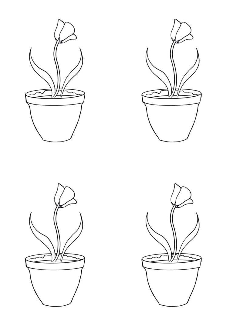 Flower Pot Template (6)