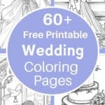 Wedding coloring pages