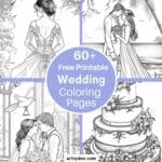 Wedding coloring pages pins