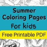 summer coloring pages