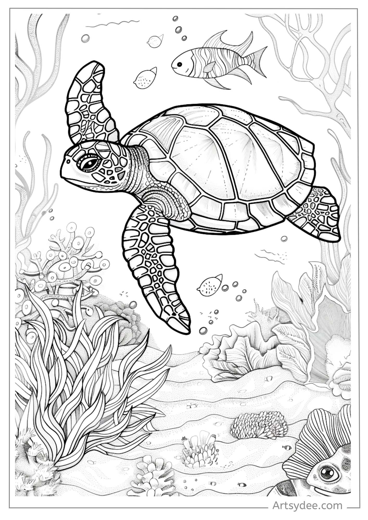 Obsessed with the Ocean? 🌊 Dive Into 30+ FREE Printable Ocean Coloring ...