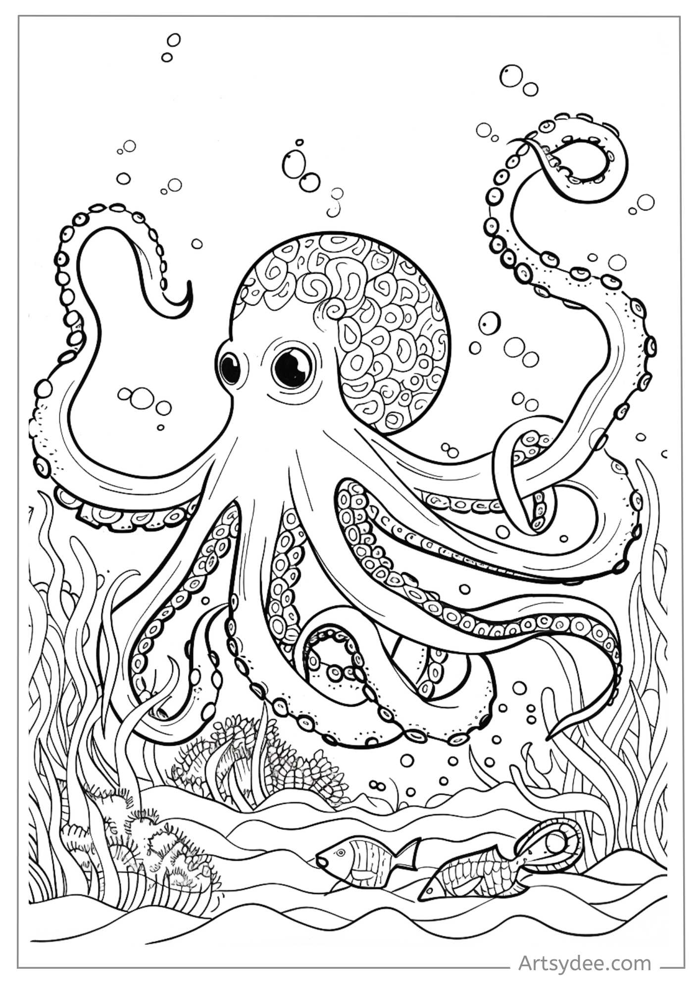 Obsessed with the Ocean? 🌊 Dive Into 30+ FREE Printable Ocean Coloring ...