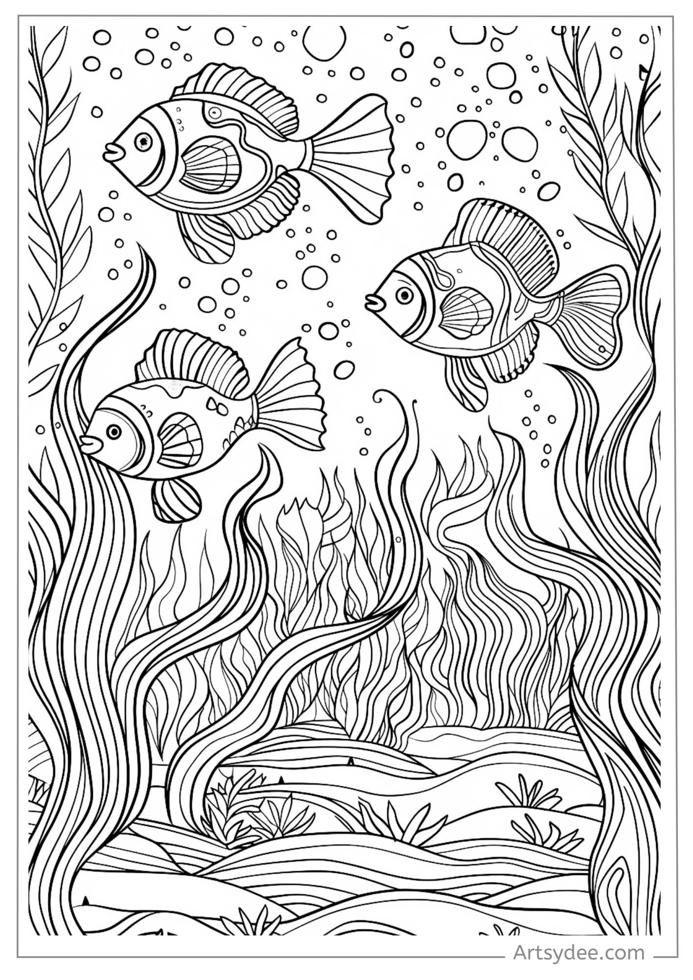 Obsessed with the Ocean? 🌊 Dive Into 30+ FREE Printable Ocean Coloring ...