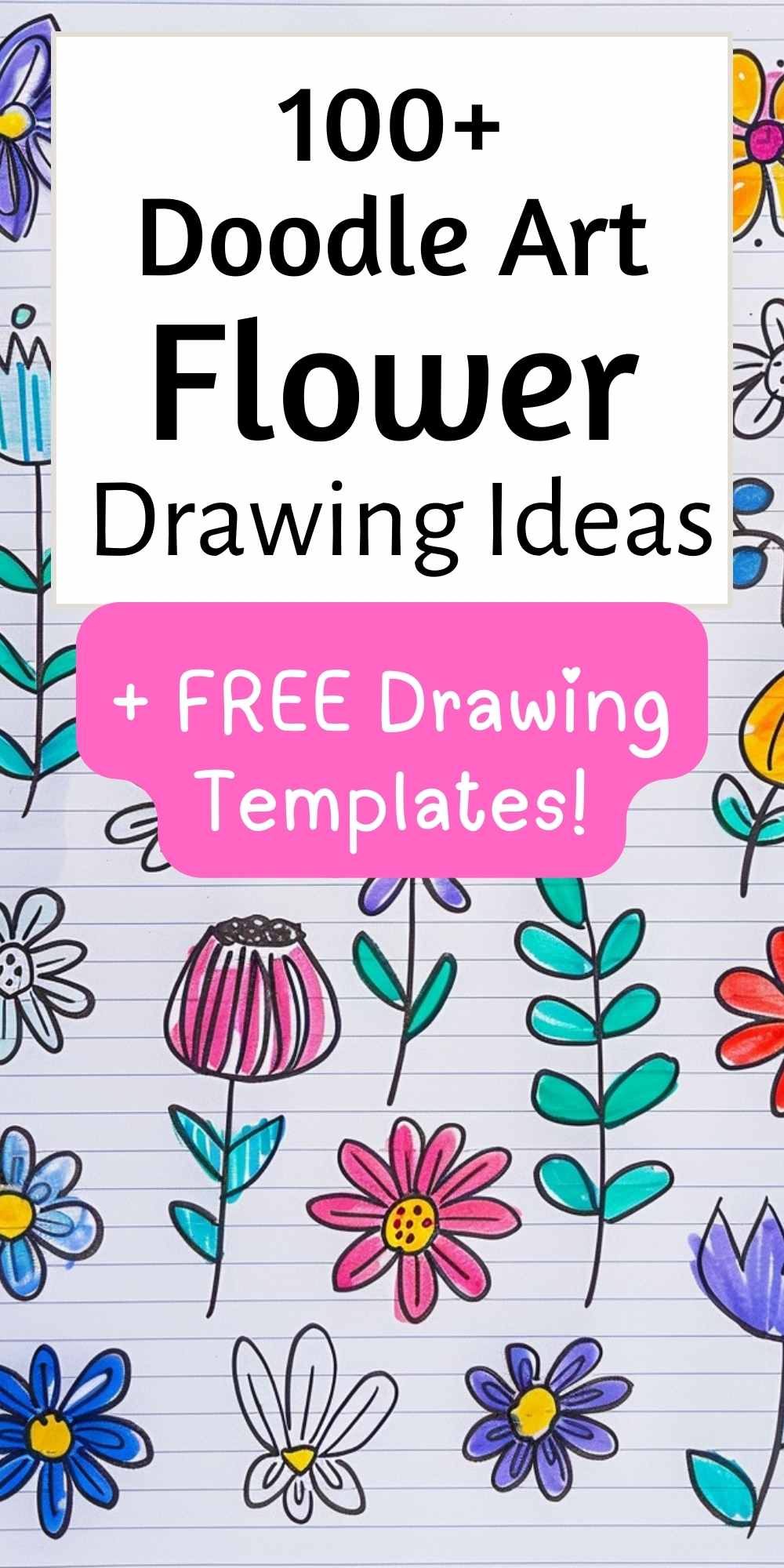 Bloom with Creativity: 150+ Doodle Art Flowers to Inspire Your Inner ...