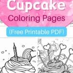 cupcake coloring pages pins