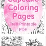 cupcake coloring pages pins