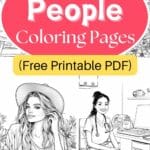 people coloring pages Artsydee