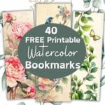 40 Free Printable Bookmarks (1500 x 1500 px)