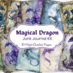 Dragon Junk Journal Pages