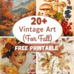 fall vintage art