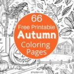 fall coloring pages pins