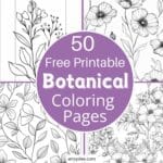 botanical coloring pages