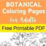 botanical coloring pages