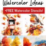 fall watercolor ideas