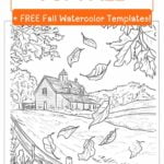 Fall Watercolor Templates