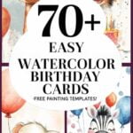 easy watercolor birthday cards