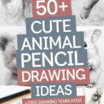 cute animal pencil drawings