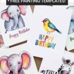 easy watercolor birthday cards