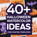 halloween watercolor ideas