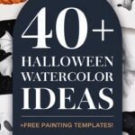 halloween watercolor ideas