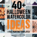 halloween watercolor ideas