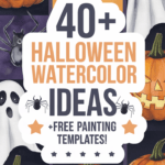 halloween watercolor ideas