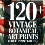 free vintage botanical printables