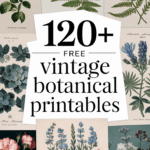 free vintage botanical printables