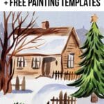 50+ Christmas Watercolor Ideas +Free Watercolor Templates