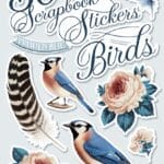 printable scrapbook stickers vintage birds artsydee