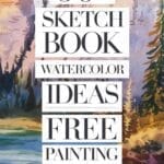 sketch book watercolor ideas