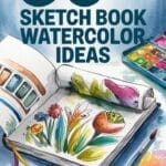 sketch book watercolor ideas