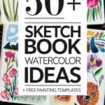 sketch book watercolor ideas