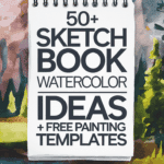 sketch book watercolor ideas