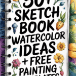 sketch book watercolor ideas