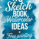 sketch book watercolor ideas