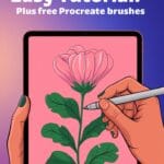 procreate for beginners for tutorial & free procreate brushes