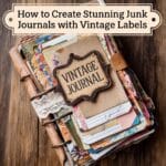 vintage junk journal labels